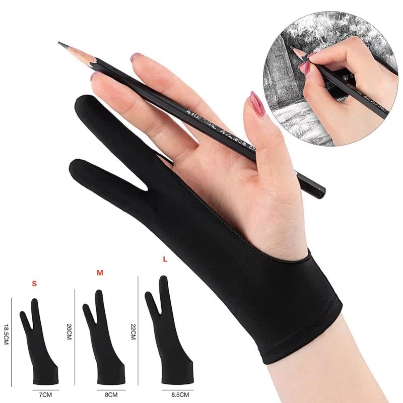 Touchscreen Glove Capacitive - S/M/L Zwei-Finger Zeichnung Handschuhe Anti-touch Anti-fouling