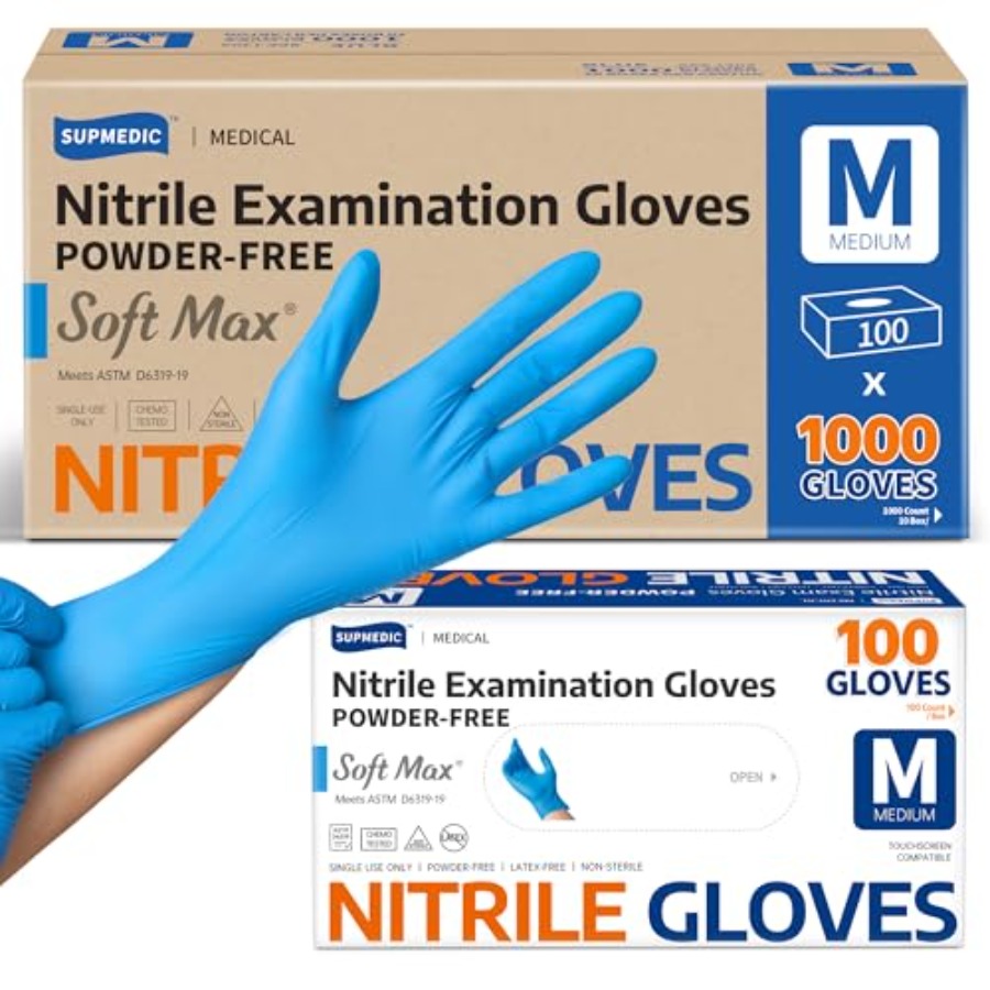 Exam Glove Nitrile - Medizinisches Soft-Max-Produkt ™ Nitril-Untersuchungshandschuhe, 1000 Stück