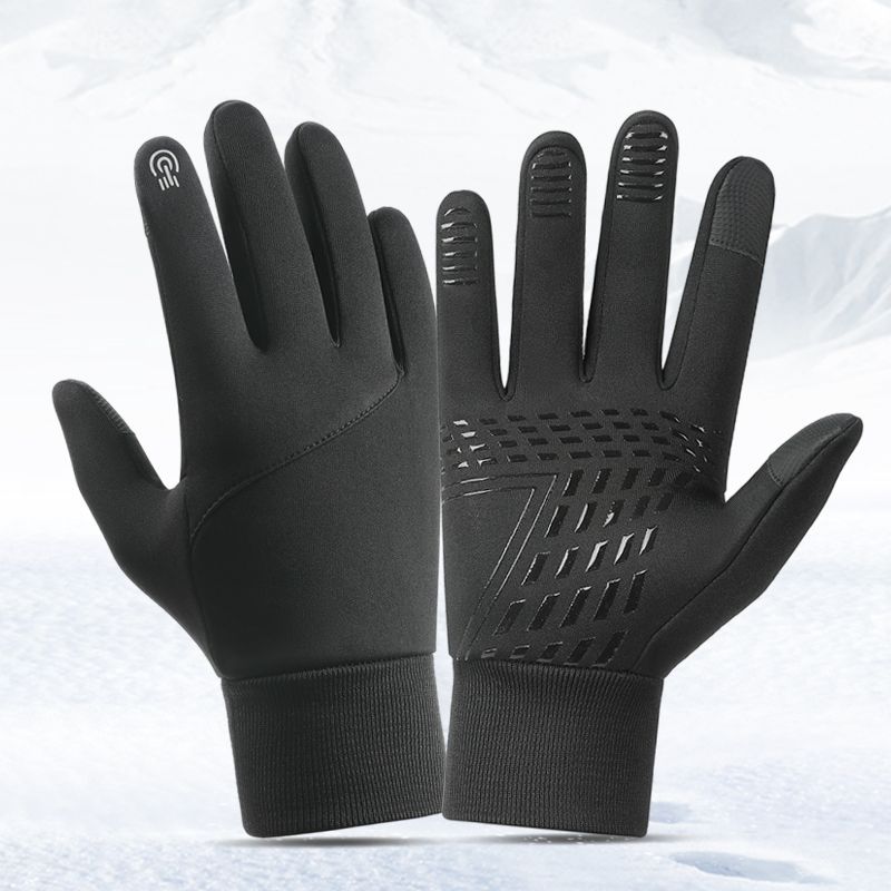 Ski Glove Waterproof - Fahrradhandschuhe für Herren und Damen, Motorradfahrer,