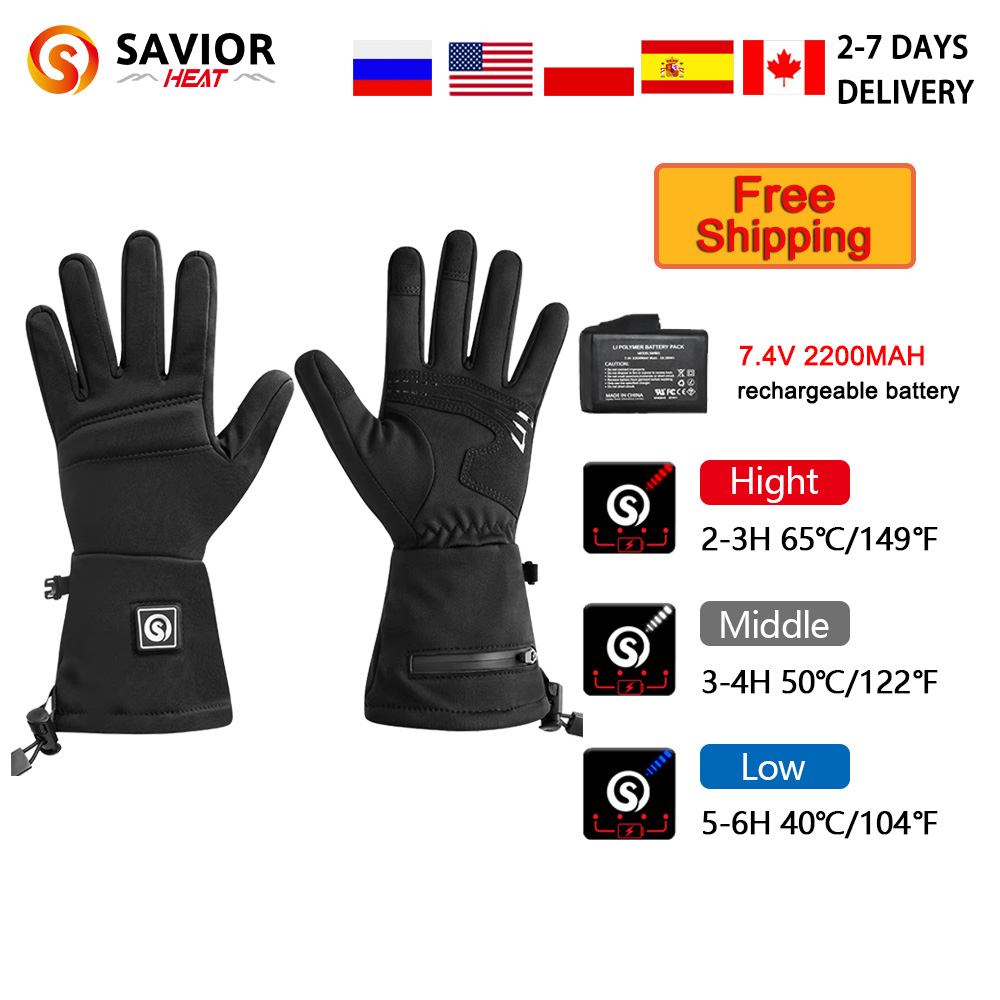 Motorcycle Glove Knuckle - Schnee Hirsch S18 Winter Beheizte Handschuhe