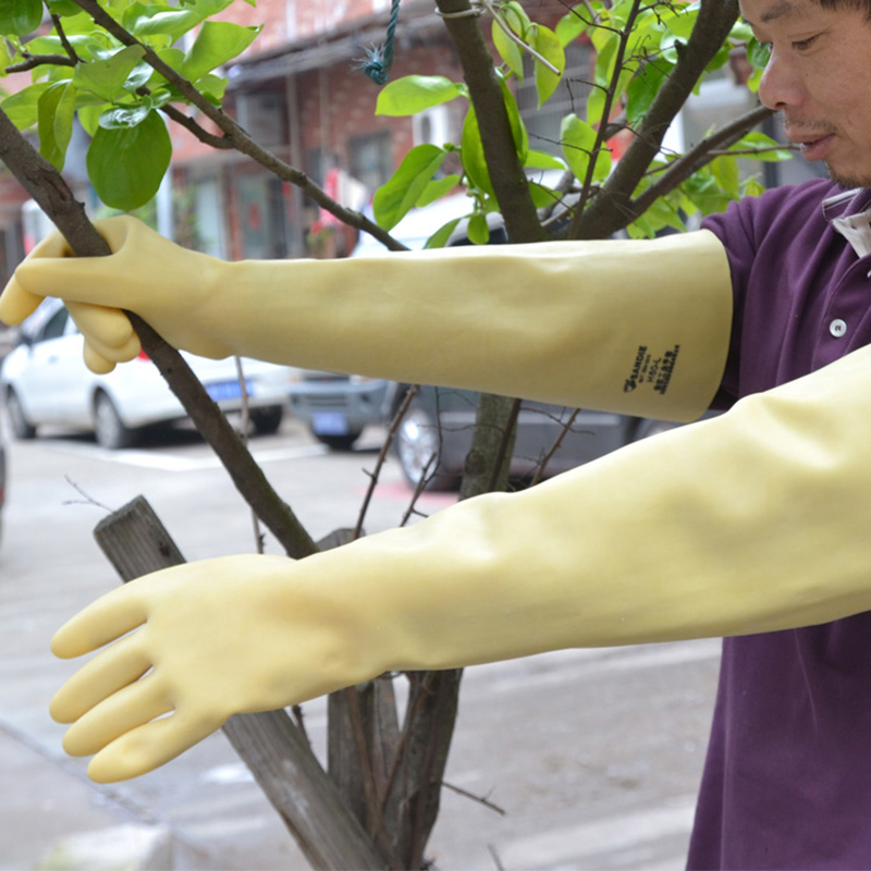 Dish Glove Rubber - Lange Gummi Dick Latex Reinigung Dish