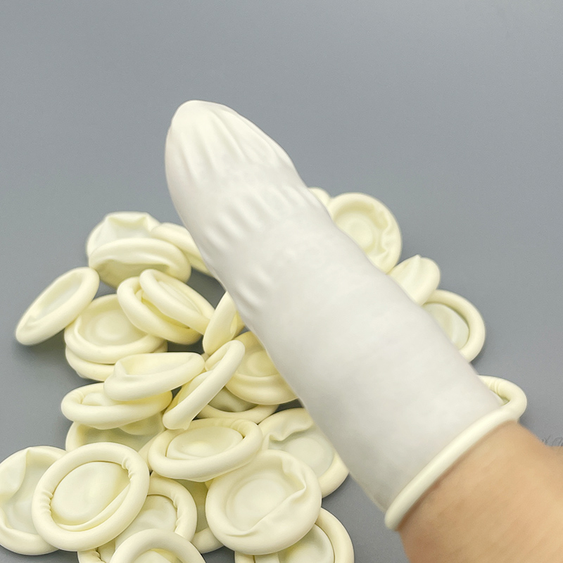 Latex Disposable Glove - 20/50 Stück weiße Fingerspitzen-Schutzhandschuhe, Einweg-Latex-Fingerspitzen-Schutzhandschuhe, Uhrenreparaturwerkzeug