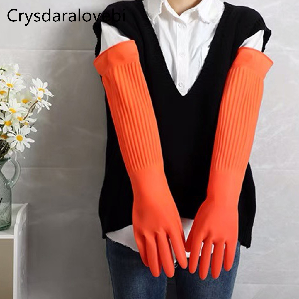 Rubber Glove Cleaning - 45/55 cm Wasserdichte Haushalts Handschuhe Warme