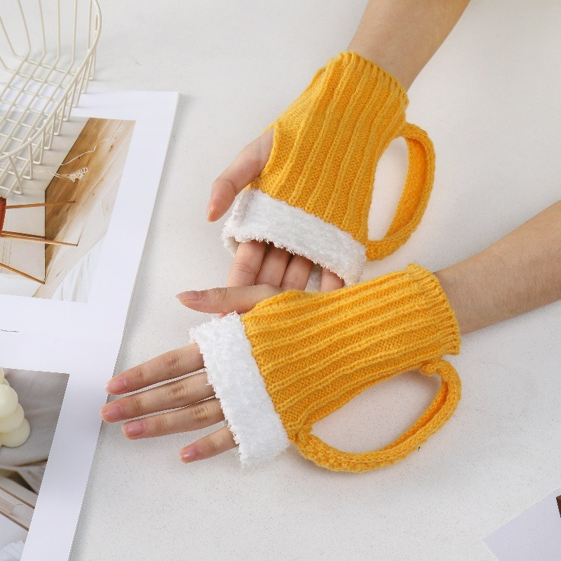Winter Glove Insulated - 1 Paar farbenfrohe, isolierte Mittelrohrhandschuhe –