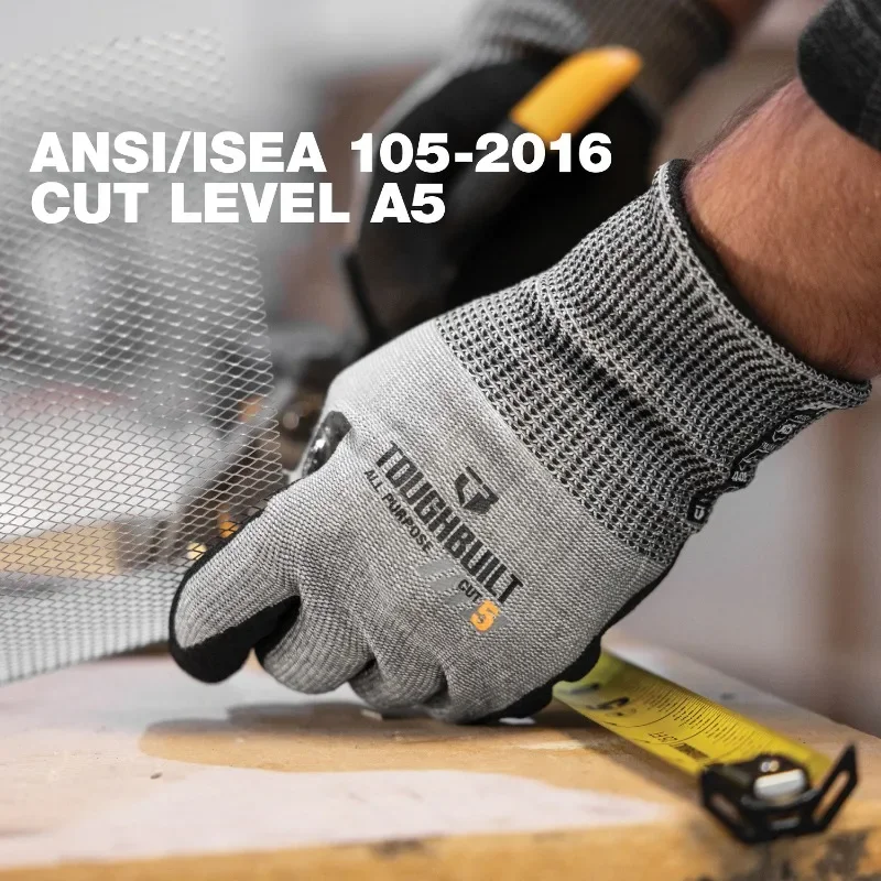 Cut Resistant Glove - ToughBuilt TB-P2-112-5-L Nitril Super Abriebfeste, schnittfeste