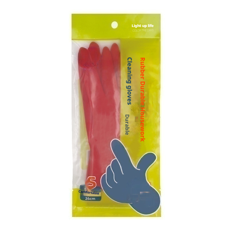 Dish Glove Rubber - Robuste Gummilatex-Geschirrhandschuhe – wasserdichte Haushaltshandschuhe für