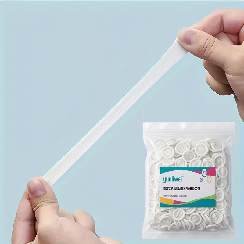 Einweg-Latex-Fingerlinge, pude – Latex Disposable Glove Bewertung und Preis