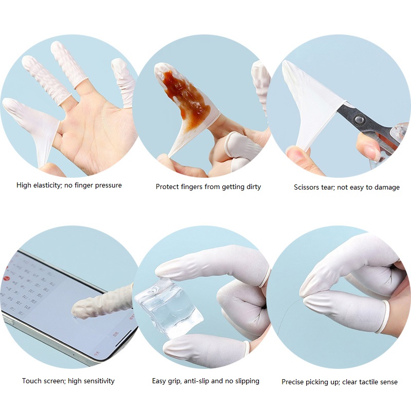 100/200 Stück Puderfreie Rutsc – Latex Disposable Glove Bewertung und Preis