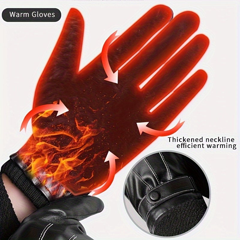 1 paar Winter Handschuhe Warme – Leather Driving Glove Bewertung und Preis