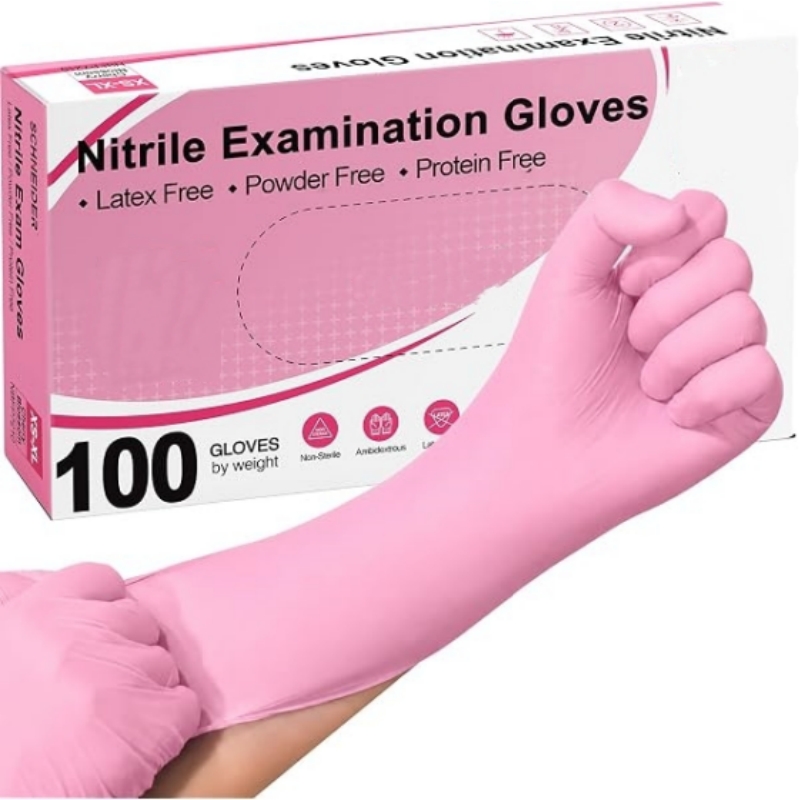 100-200 Stück Rosa Nitril-Einw – Rubber Glove Cleaning Bewertung und Preis