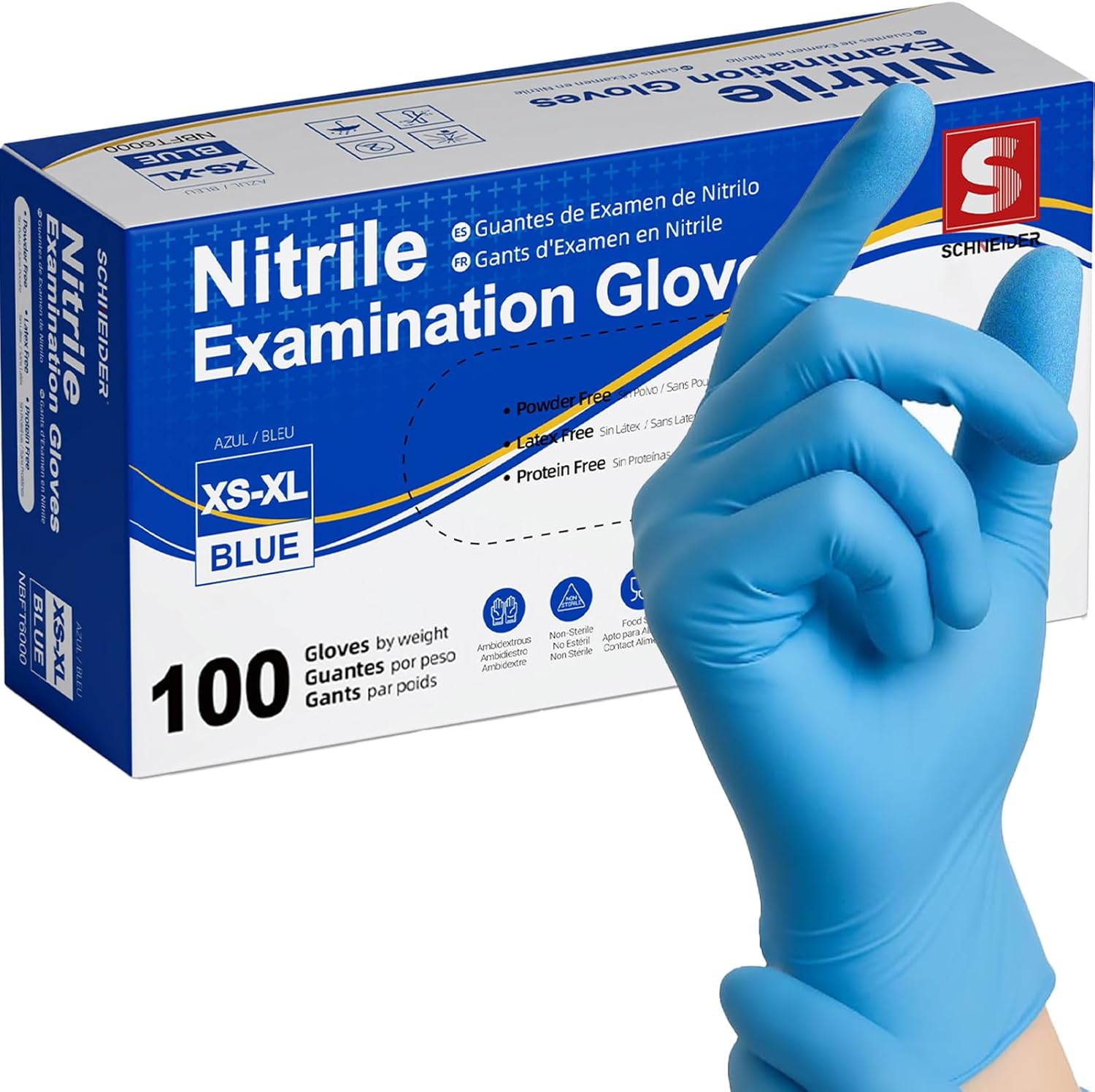 Medizinische Nitril-Untersuchu – Exam Glove Nitrile Bewertung und Preis