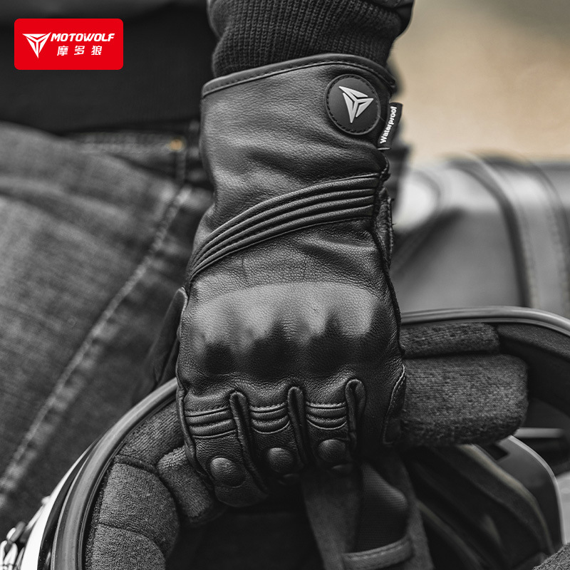 Winter-Motorradhandschuhe für  – Motorcycle Glove Knuckle Bewertung und Preis