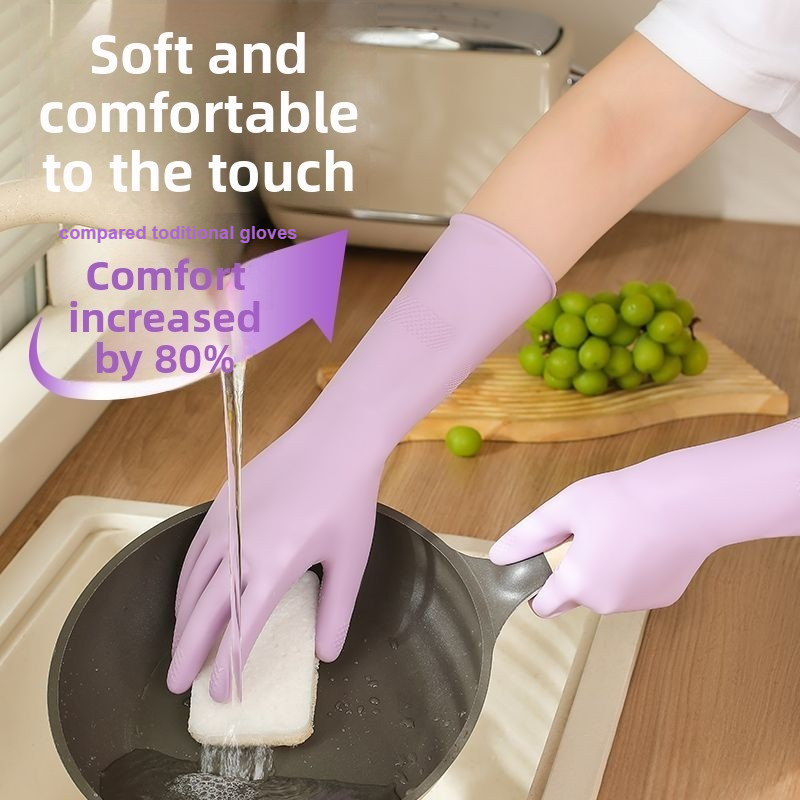 Latex-Geschirrspülhandschuhe,  – Rubber Glove Cleaning Bewertung und Preis