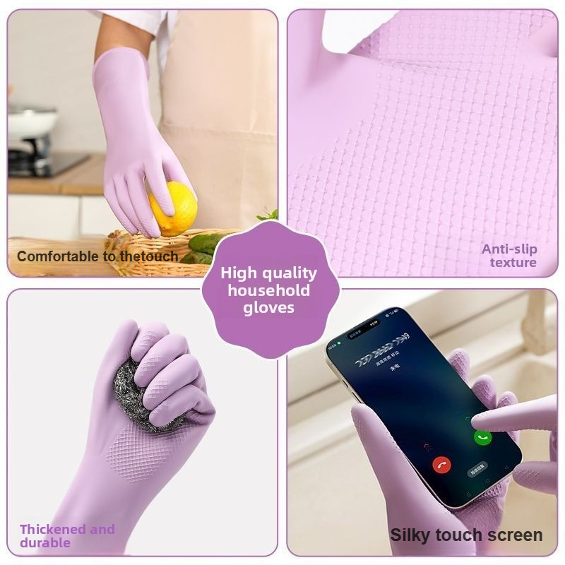 Latex-Geschirrspülhandschuhe,  – Rubber Glove Cleaning Bewertung und Preis