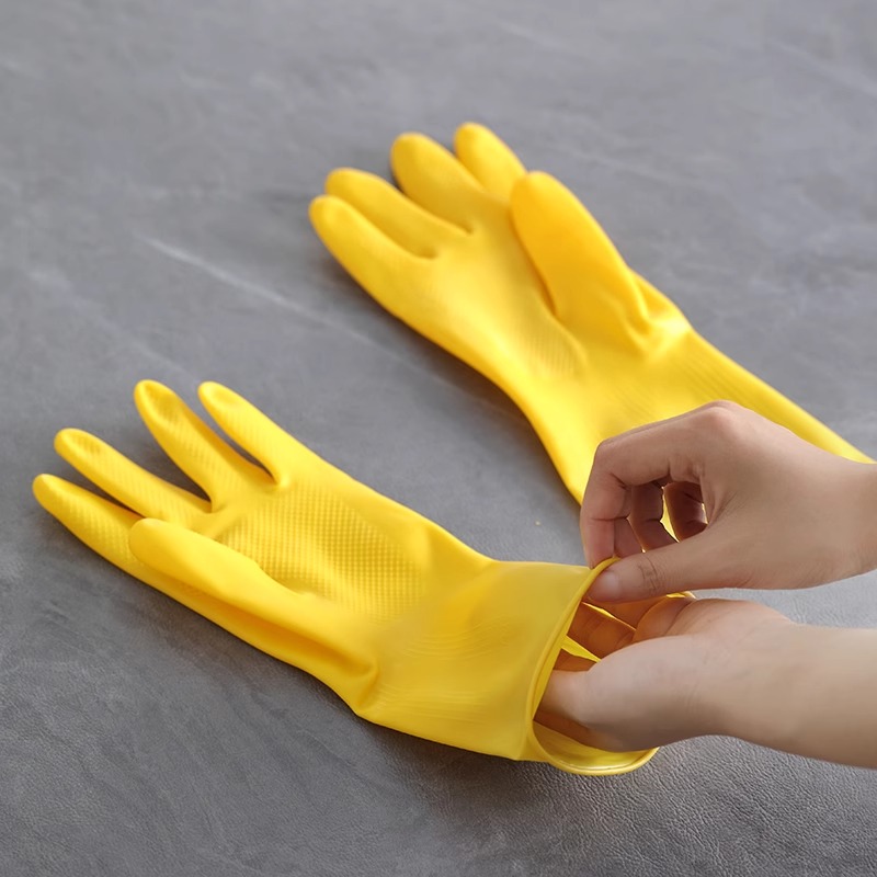 3 Paar Haushaltshandschuhe, Ha – Dish Glove Rubber Bewertung und Preis