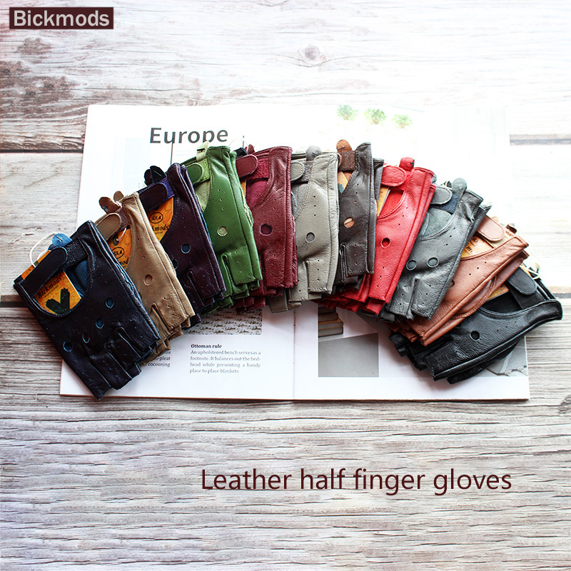 Neue frauen Schaffell Halb Fin – Leather Driving Glove Bewertung und Preis
