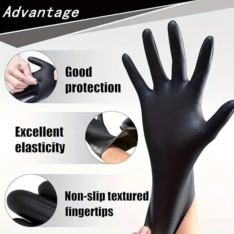 20 Stück schwarze Einweg-Nitri – Latex Disposable Glove Bewertung und Preis