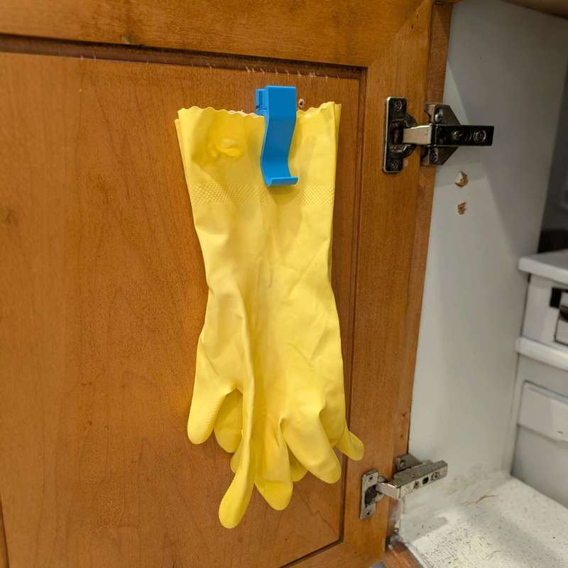 Wandmontierter Federklemmenhal – Rubber Glove Cleaning Bewertung und Preis