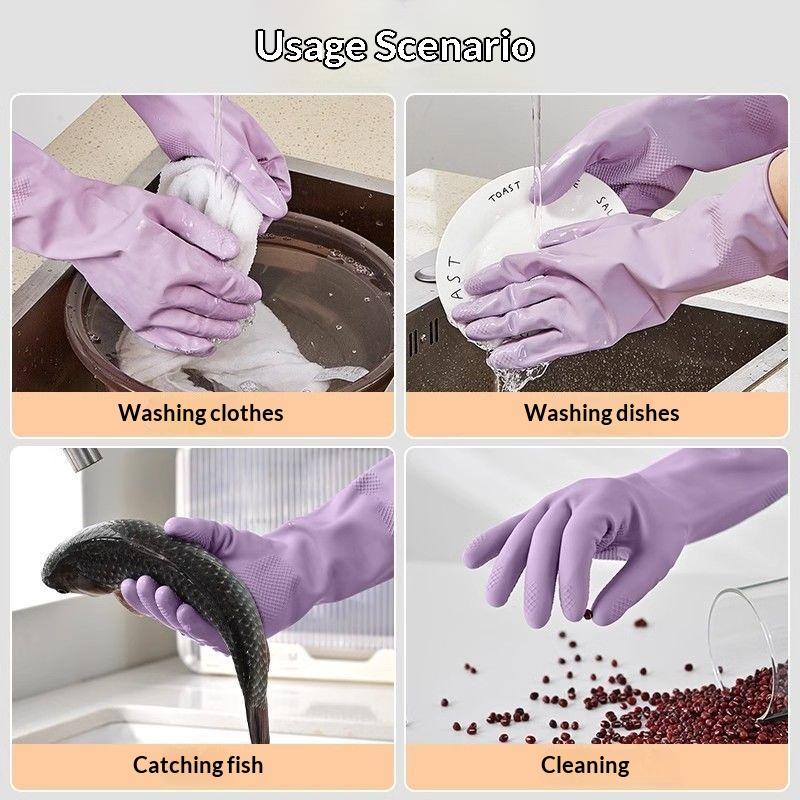 1 Paar Latex-Geschirrspülhands – Dish Glove Rubber Bewertung und Preis