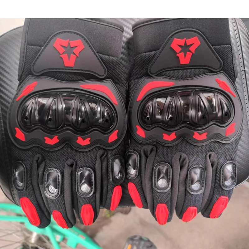 Touch Vollfinger-Motorrad-Renn – Motorcycle Glove Knuckle Bewertung und Preis