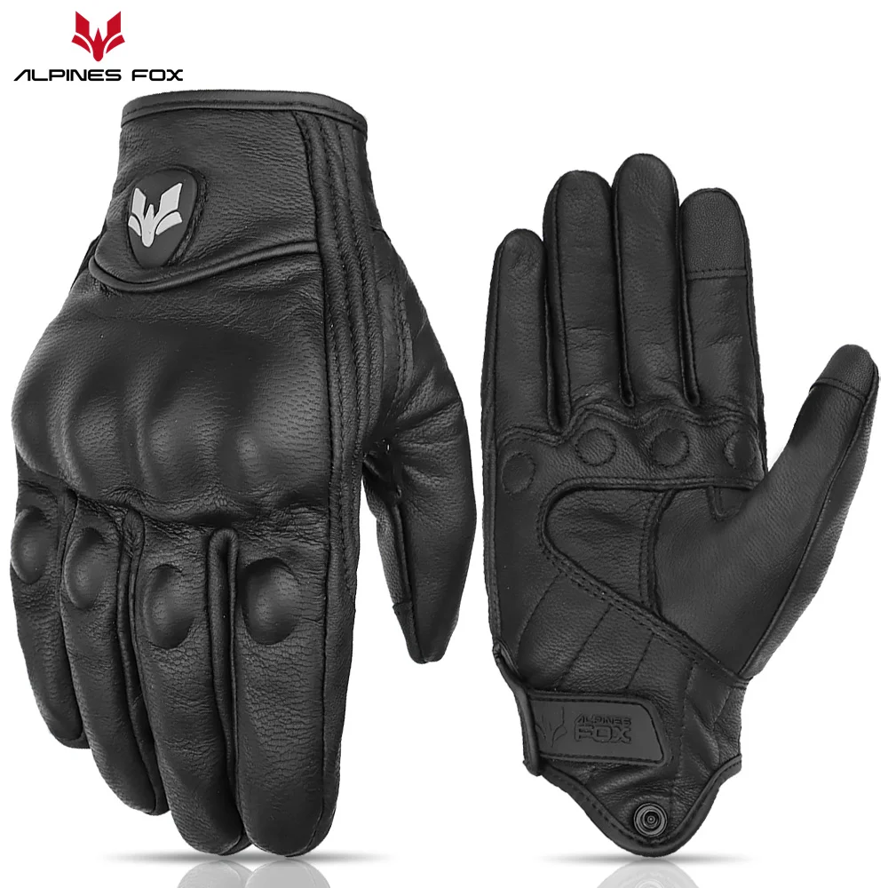 Unisex-Motorradhandschuhe aus  – Motorcycle Glove Knuckle Bewertung und Preis