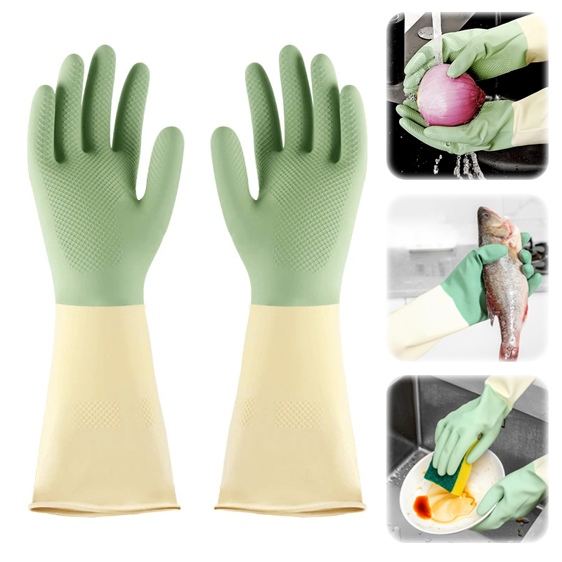 Verdickte Küchenhandschuhe, Ge – Rubber Glove Cleaning Bewertung und Preis