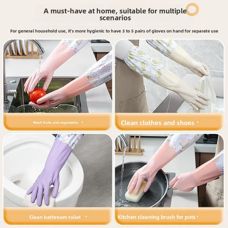 Winter warme wasserdichte Gesc – Dish Glove Rubber Bewertung und Preis