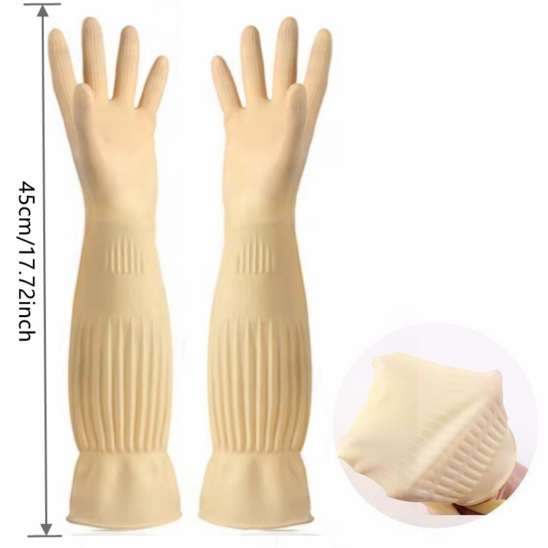 Lange wiederverwendbare Gummi- – Dish Glove Rubber Bewertung und Preis